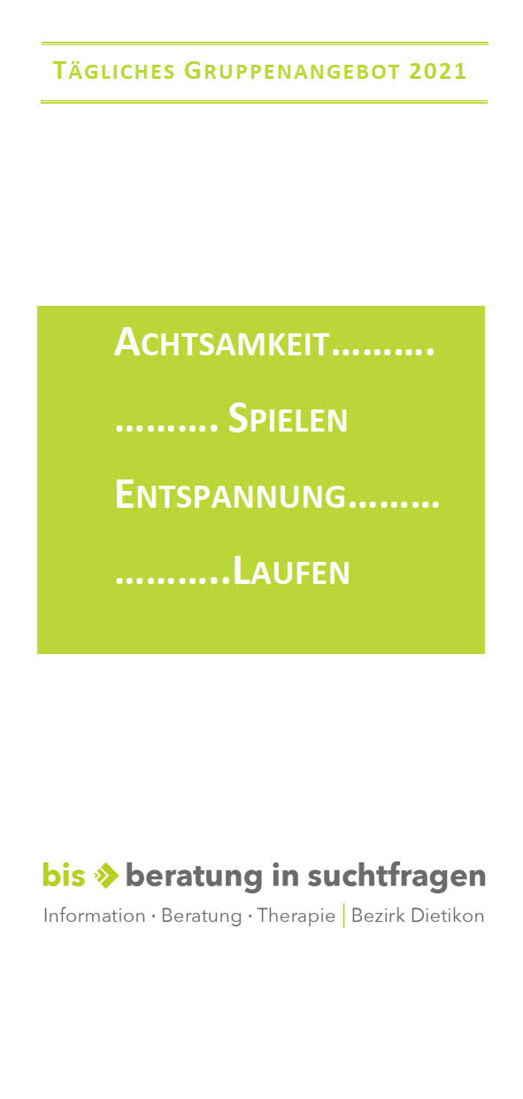 Tägliches Gruppenangebot